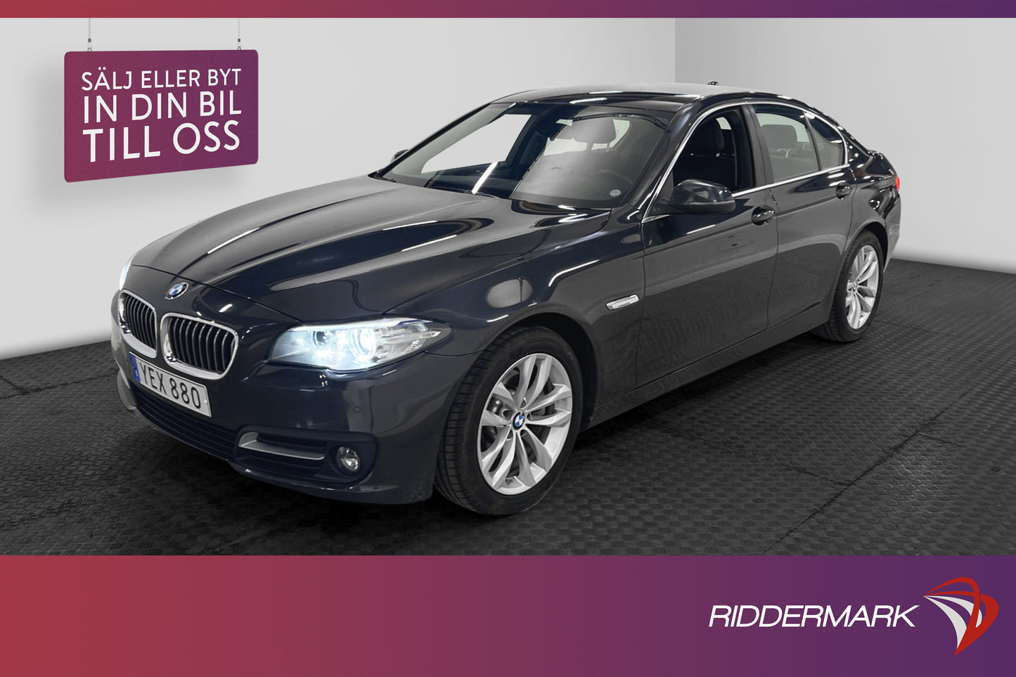 BMW 520d 190hk xDrive B-Kamera Navigation Skinn 0,49l/mil