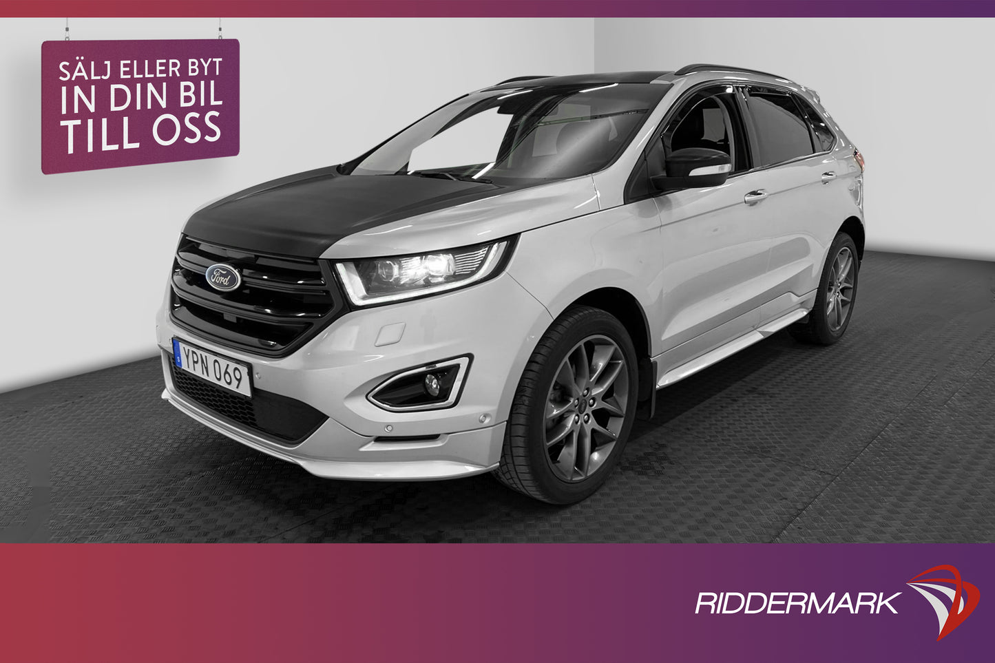 Ford Edge 2.0 TDCi AWD 210hk  Navi B-kamera M-värm Carplay