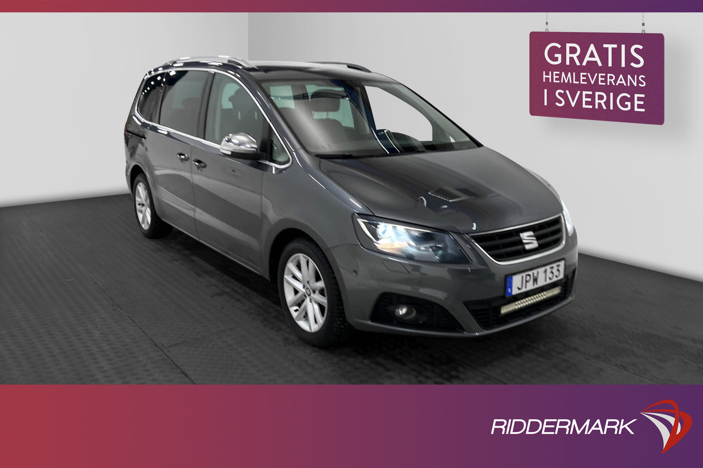 SEAT Alhambra 2.0 TDI 184hk El-Dörrar 7-Sits D-Värm B-Kamera