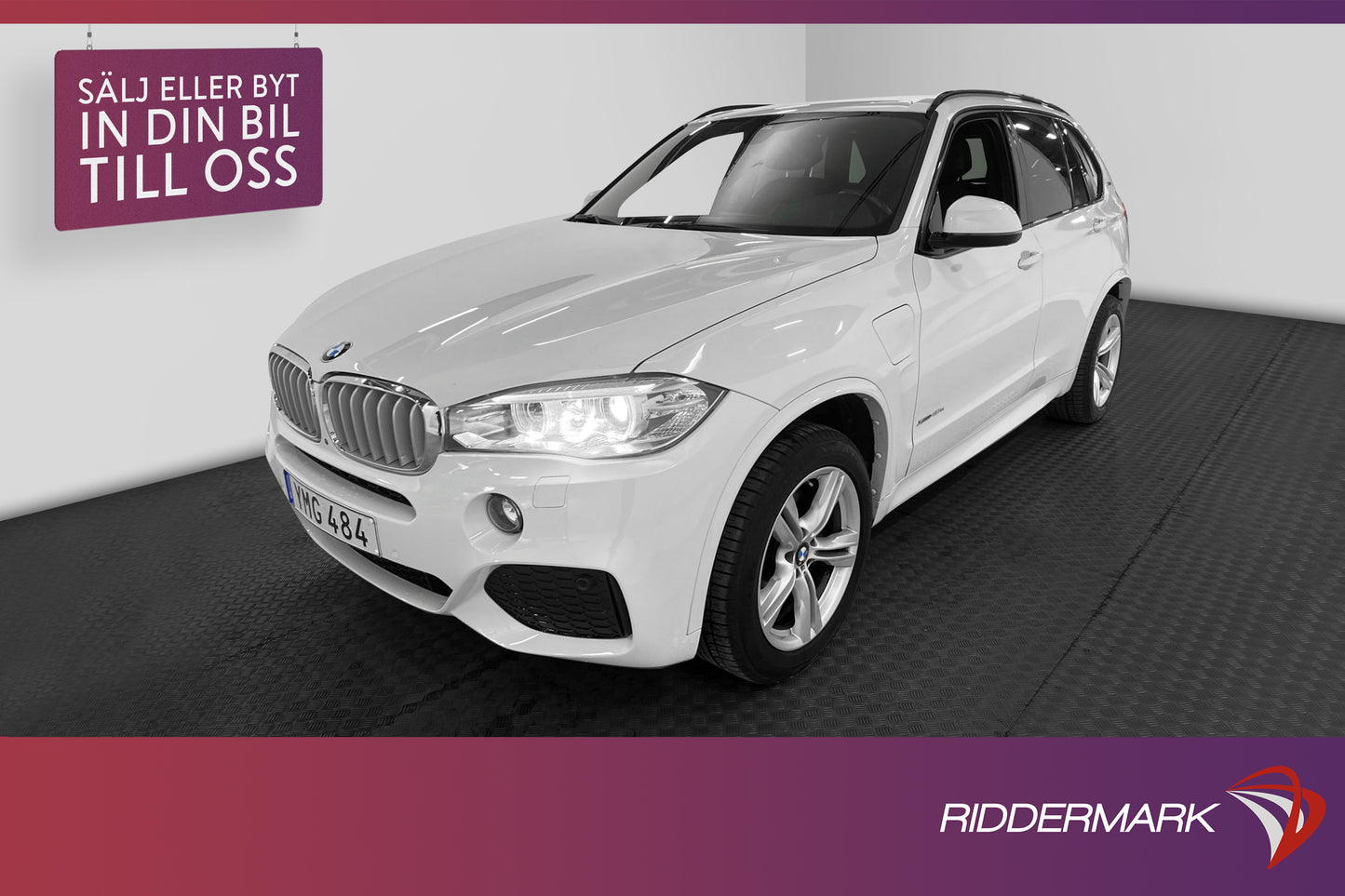 BMW X5 xDrive40e M Sport Kamera H/K Drag Skinn Navigation