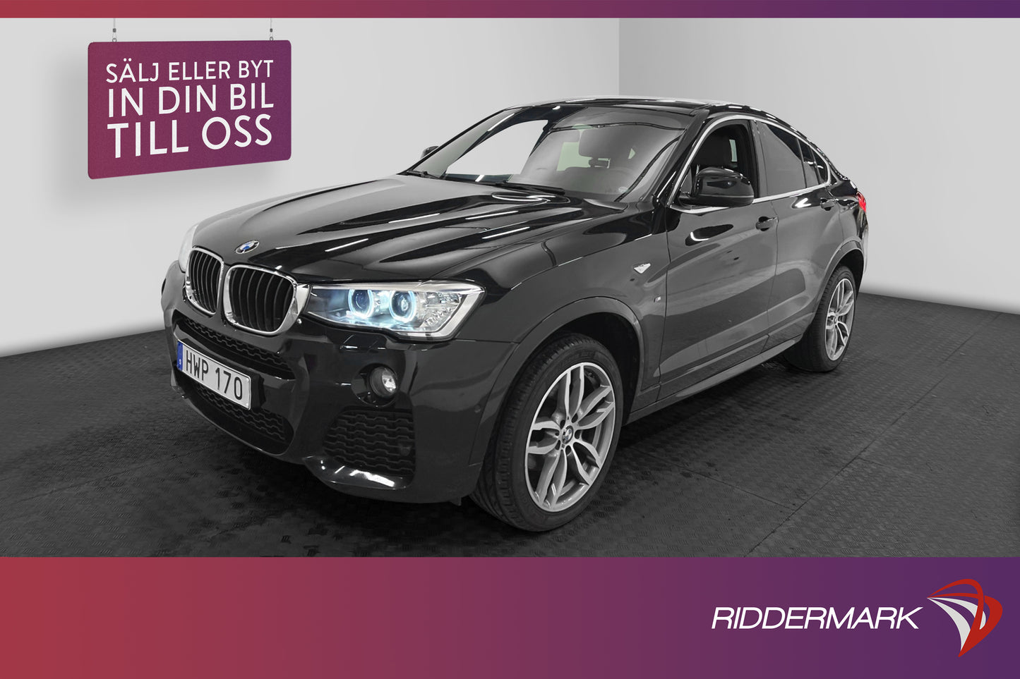 BMW X4 xDrive20d 190hk M-Sport B-Kamera Navi HiFi Skinn