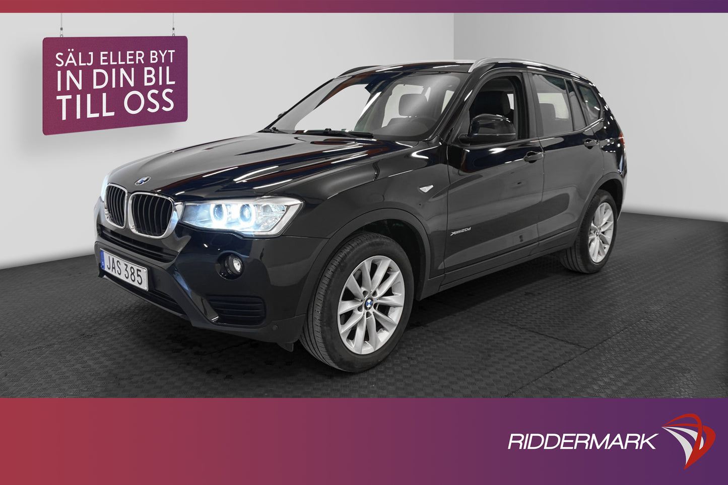 BMW X3 xDrive20d 190hk Pano H/K B-kamera Skinn D-värme Drag