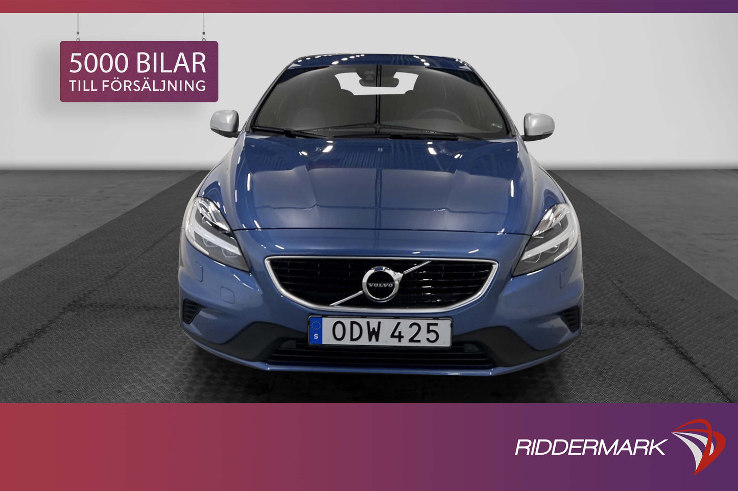 Volvo V40 T3 152hk R-Design Halvskinn P-sensorer Navi Lågmil