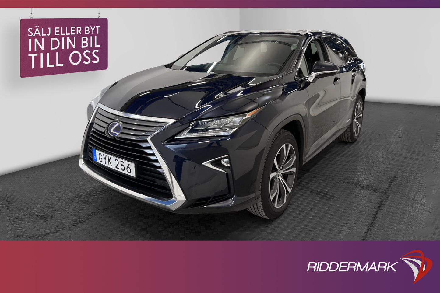 Lexus RX 450h L AWD  Taklucka 7-sits Skinn Navi B-kamera HUD