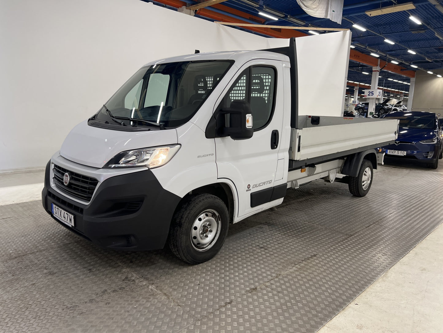 Fiat Ducato Flakbil L4 130hk Värmare Nyservad 1-Ägare Moms