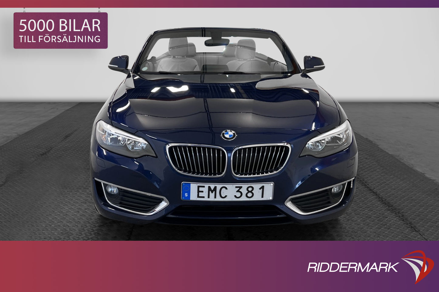 BMW 218i Cabriolet Luxury Line Skinn Keyless P-Sensorer