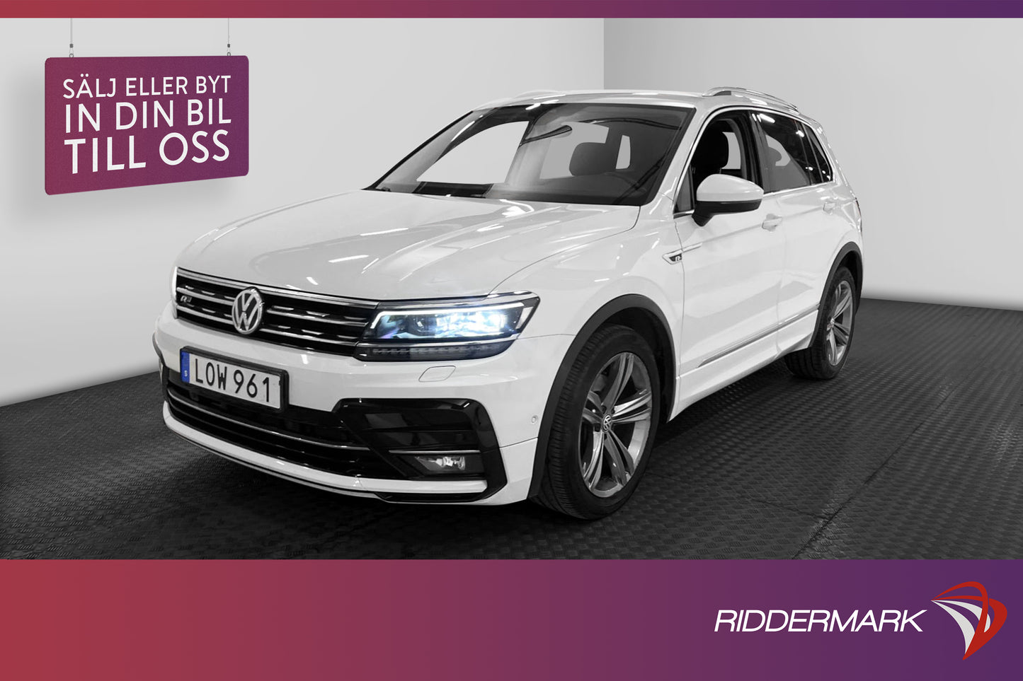 Volkswagen Tiguan 2.0 TDI 190hk R-line Cockpit Värmare Drag