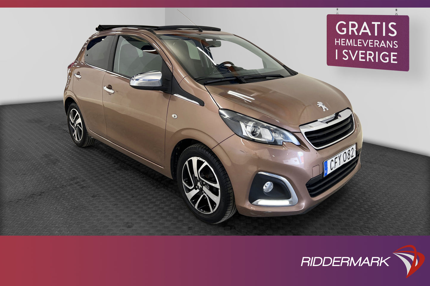 Peugeot 108 TOP! 1.0 VTi Farthållare Bluetooth 0.38L/mil