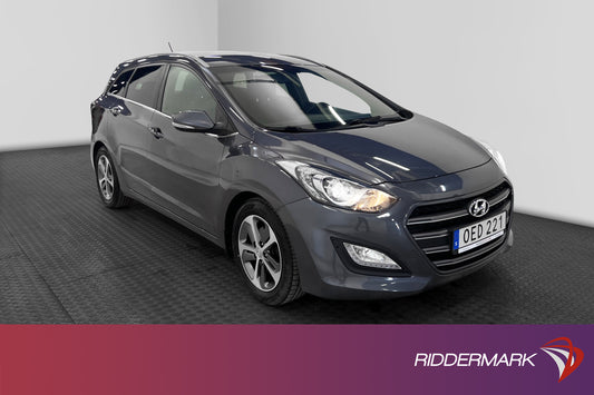 Hyundai i30 Kombi 1.6 GDI 135hk Rattvärme Sensorer Välservad