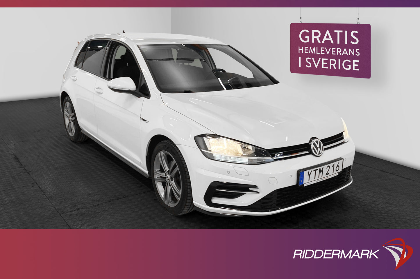 Volkswagen Golf 1.0 TSI 110hk R-line P-Sensorer NyBesiktigad