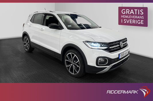 Volkswagen T-Cross GT TSI 110hk Plus CarPlay Sensorer MOMS