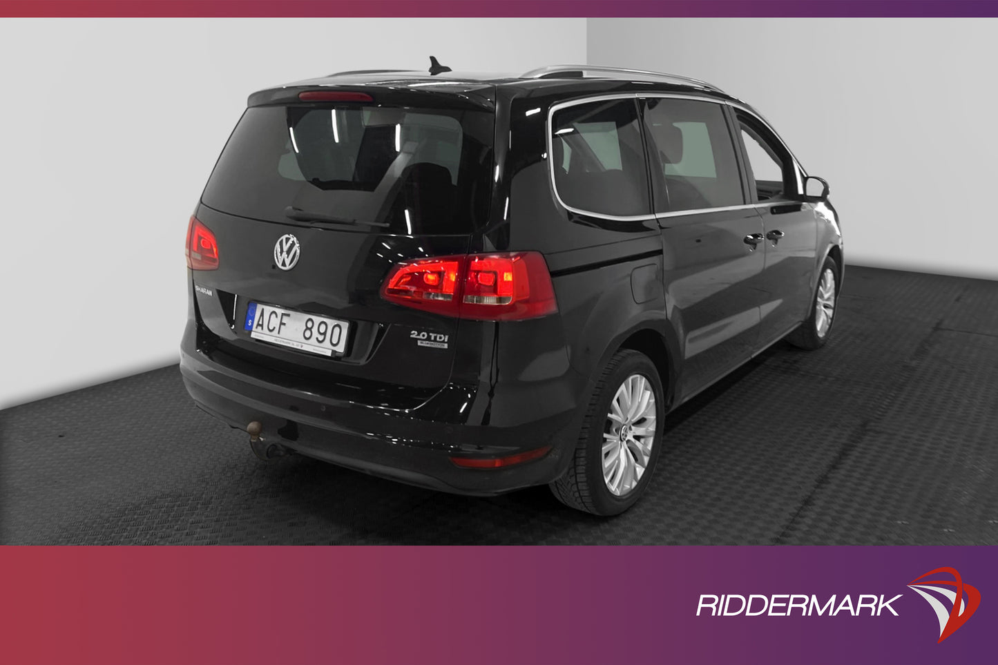 Volkswagen Sharan 2.0 TDI 140hk 7-sits Pano Värm Navi B-Kam