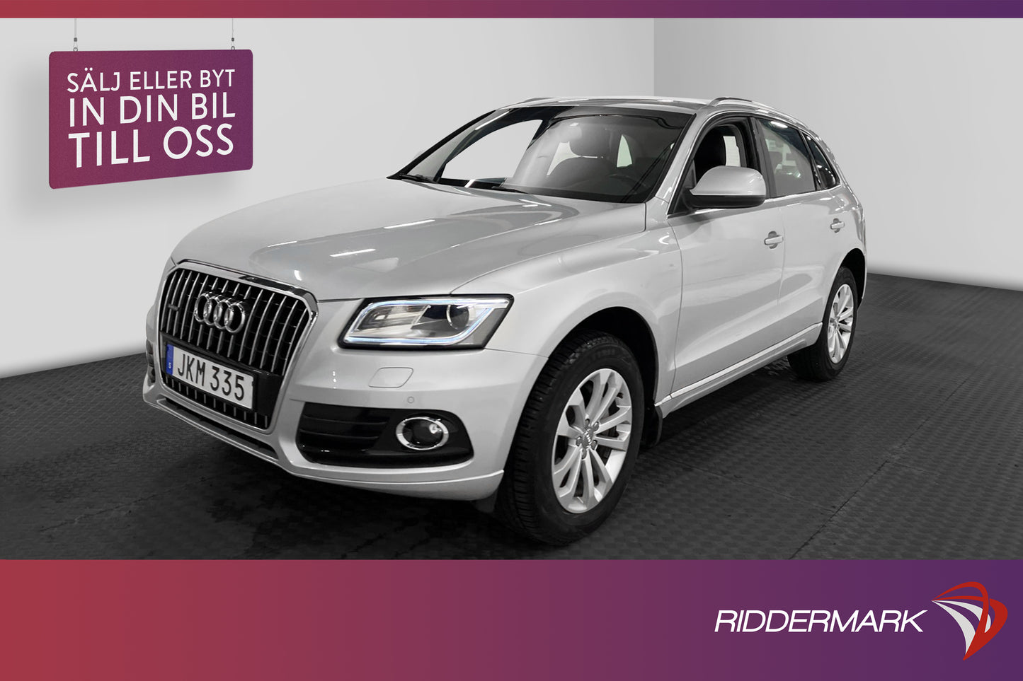 Audi Q5 Quattro 2.0 TDI 177hk Skinn/Mocka Värmare PDC Drag