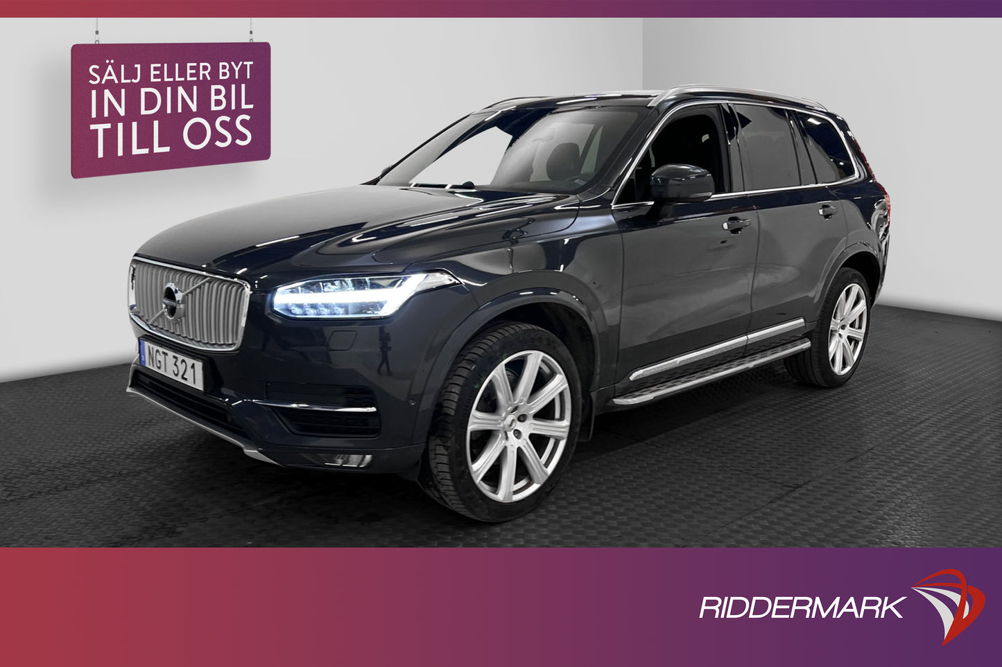 Volvo XC90 D5 235hk AWD Inscription D-Värm Pano B&W 360º HUD