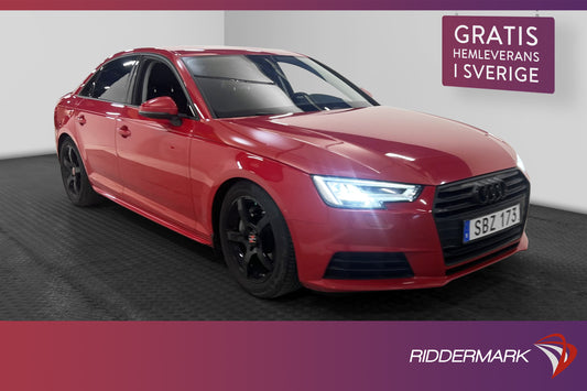 Audi A4 Sedan 2.0 TDI 190hk Proline Sensorer 0,43l/mil