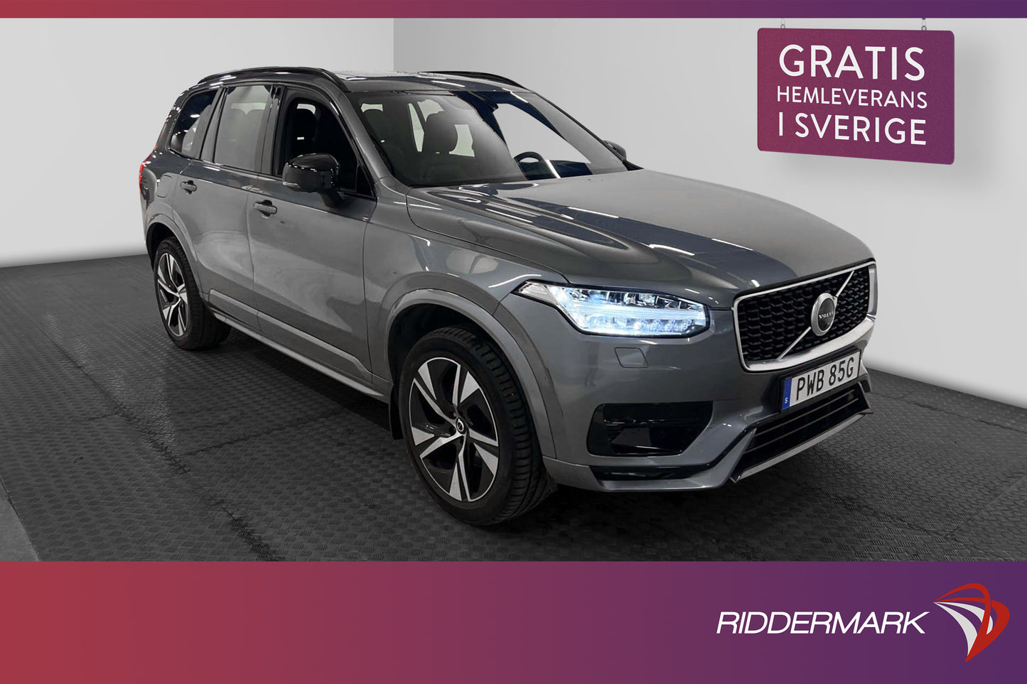 Volvo XC90 T5 250hk AWD R-Design P-Värm H/K Pano 7-Sits 360º