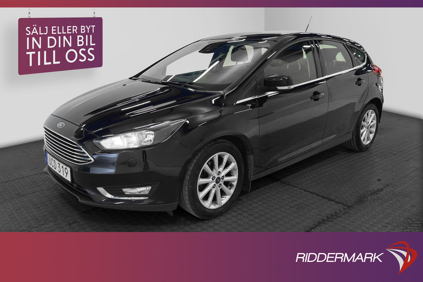 Ford Focus 1.0 EcoBoost 100hk Värmare Sensorer 0,46l/mil