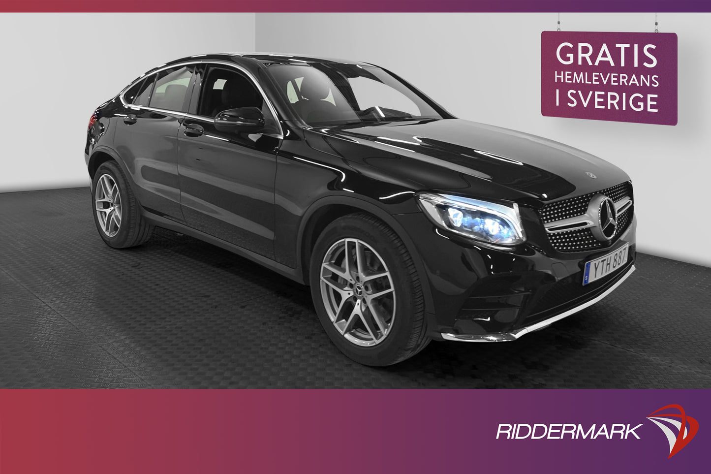 Mercedes-Benz GLC 350 d Coupé 4M AMG T-lucka 360° Värmare