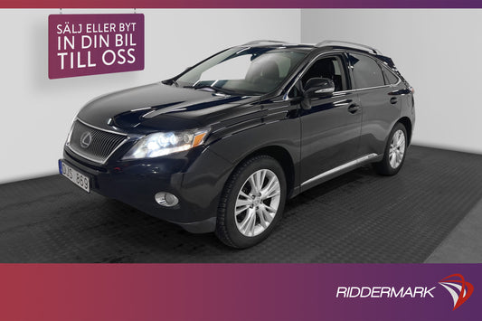 Lexus RX 450h AWD 299hk Luxury HUD Kamera Navi Skinn Drag