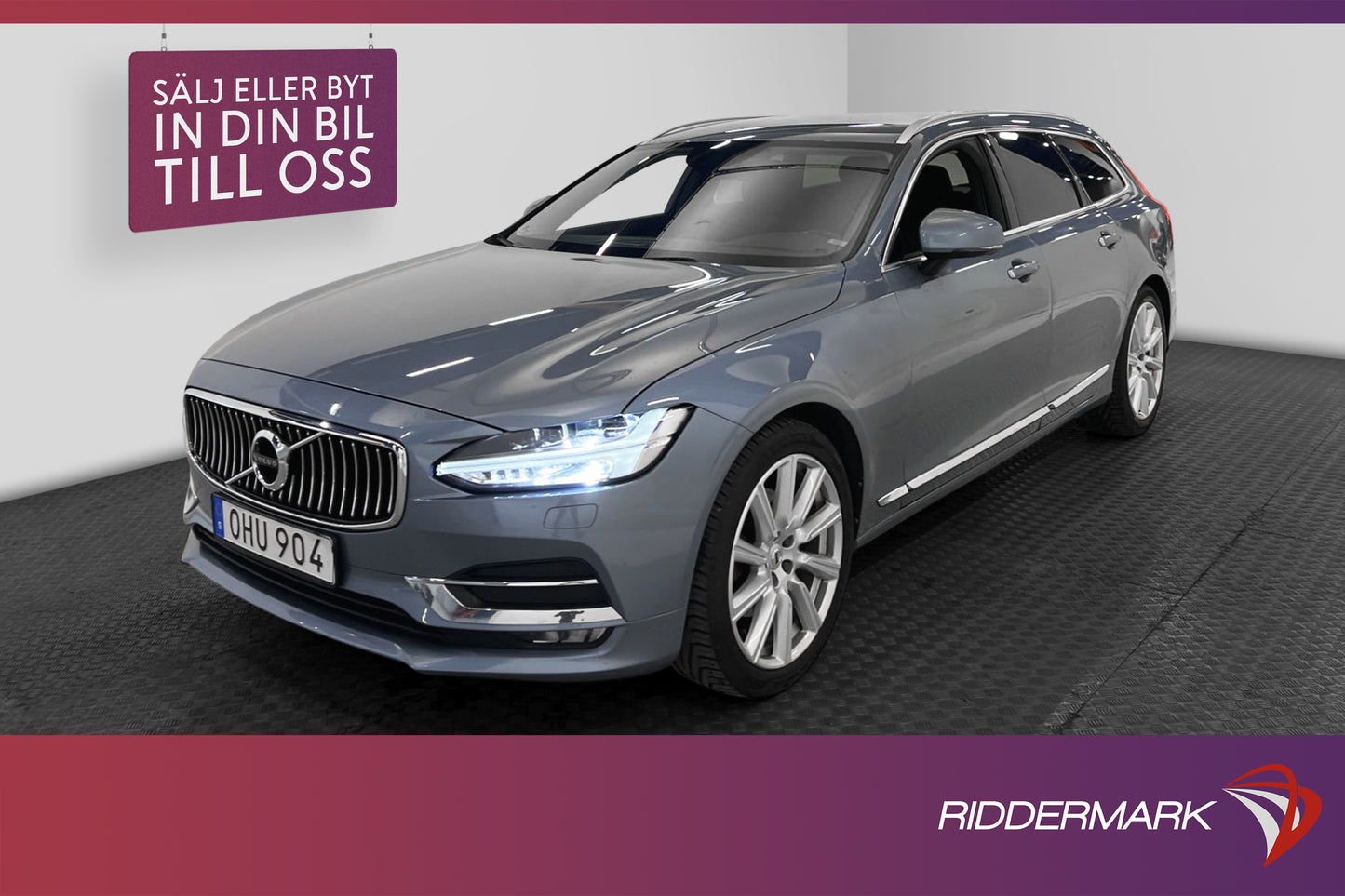 Volvo V90 D5 AWD 235hk Inscription Värmare Navi Skinn BLIS