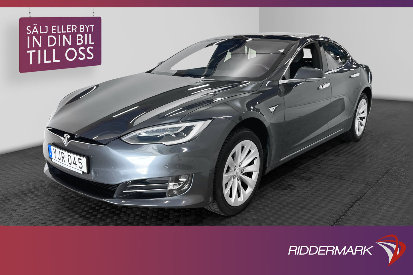 Tesla Model S 75D 333hk Svensksåld Pano Skinn