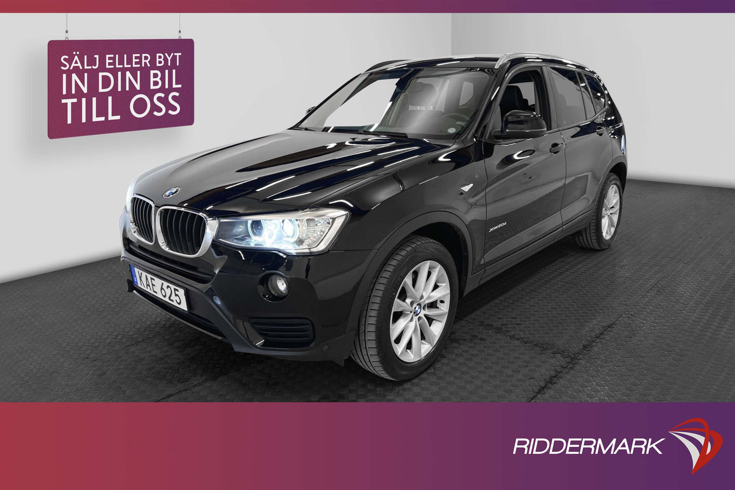 BMW X3 xDrive20d 190hk P-Sensorer Farthållare 0.47L/Mil