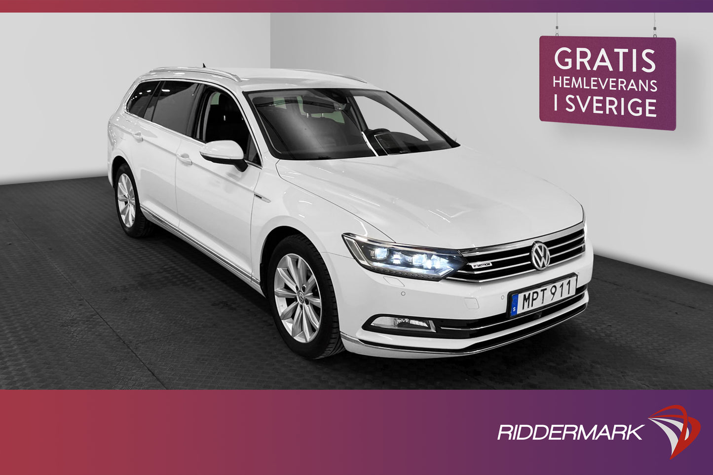 Volkswagen Passat 2.0 TDI 4M 190hk Värmare Skinn 360° Drag