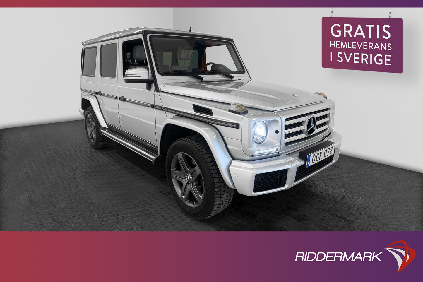 Mercedes-Benz G 350 AMG H/K Navi Skinn Drag T-lucka 235hk