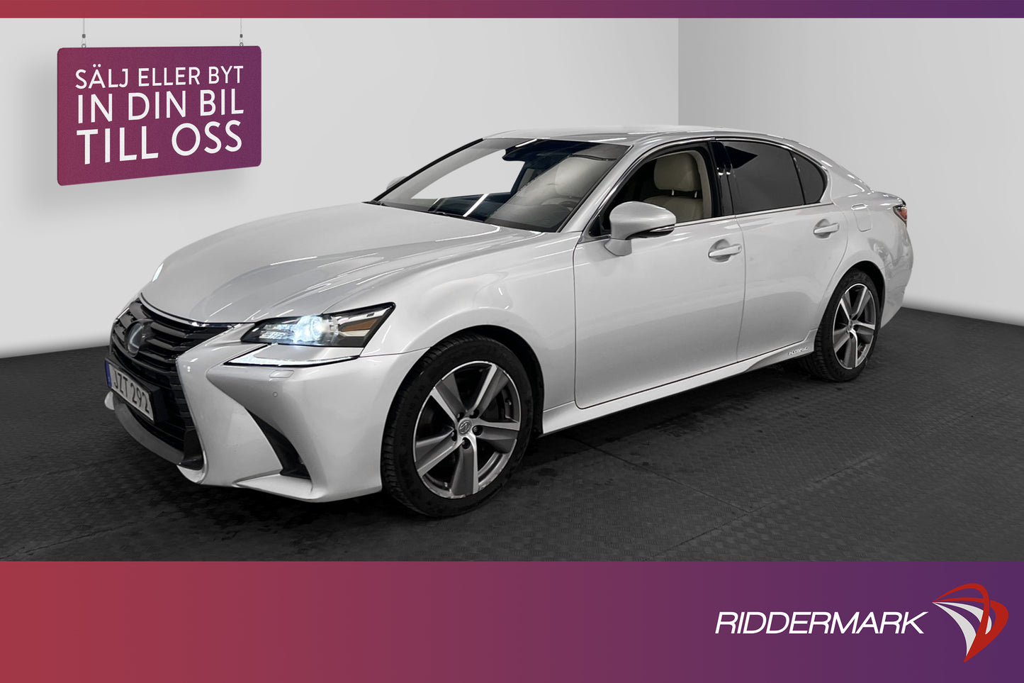 Lexus GS 300h 223hk Kamera Rattvärme Skinn Navi Välservad