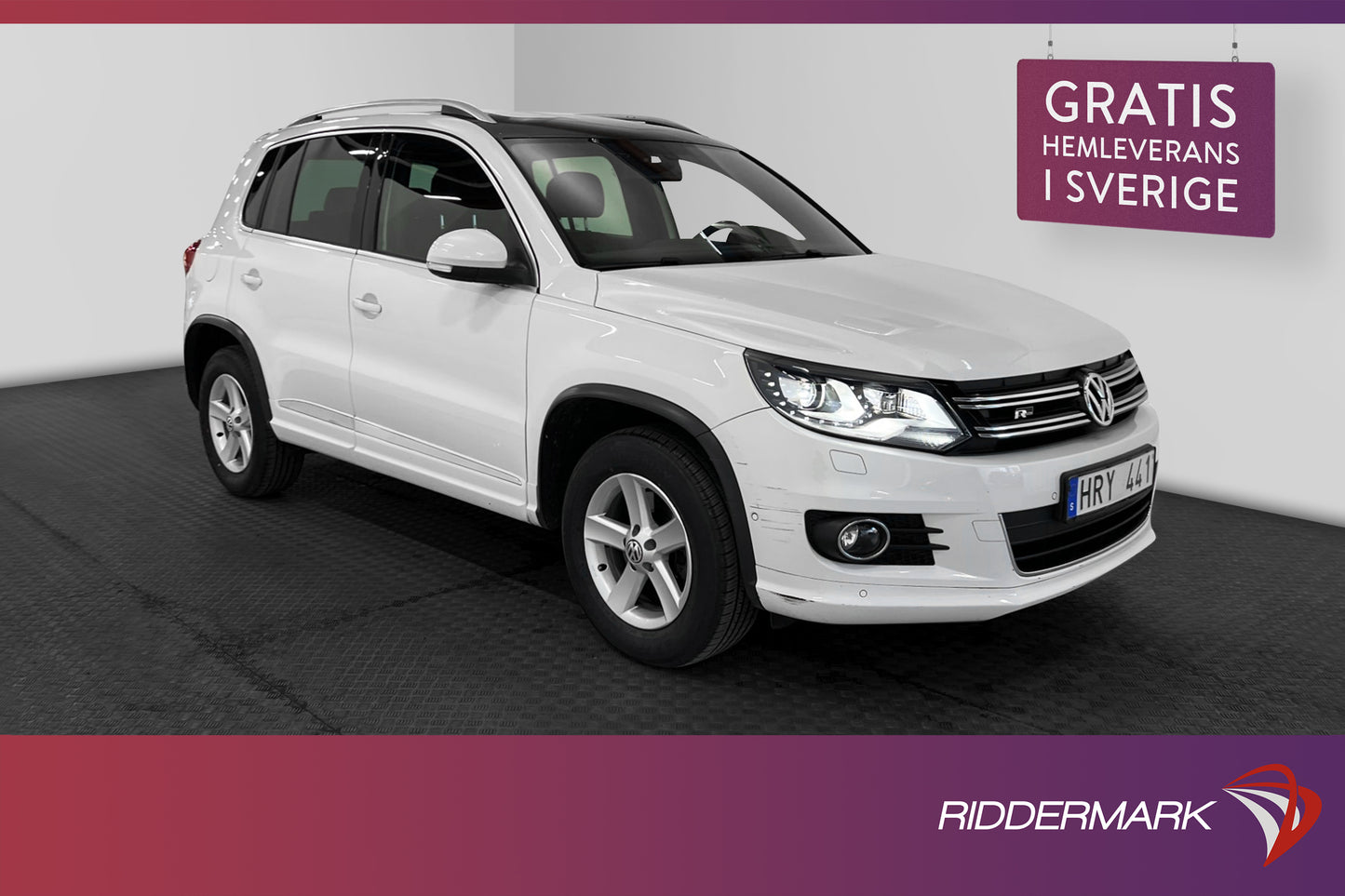 Volkswagen Tiguan 2.0 TDI 177hk 4M R-line Pano D-värm Skinn