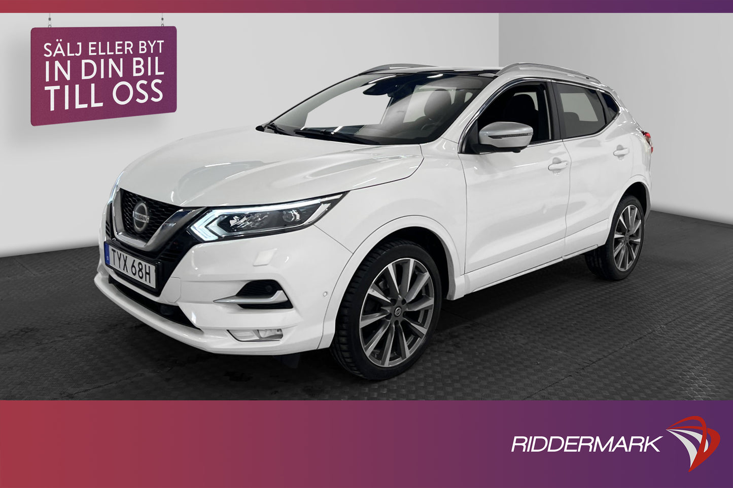 Nissan Qashqai 160hk Tekna+ Pano BOSE 360° Skinn Välservad