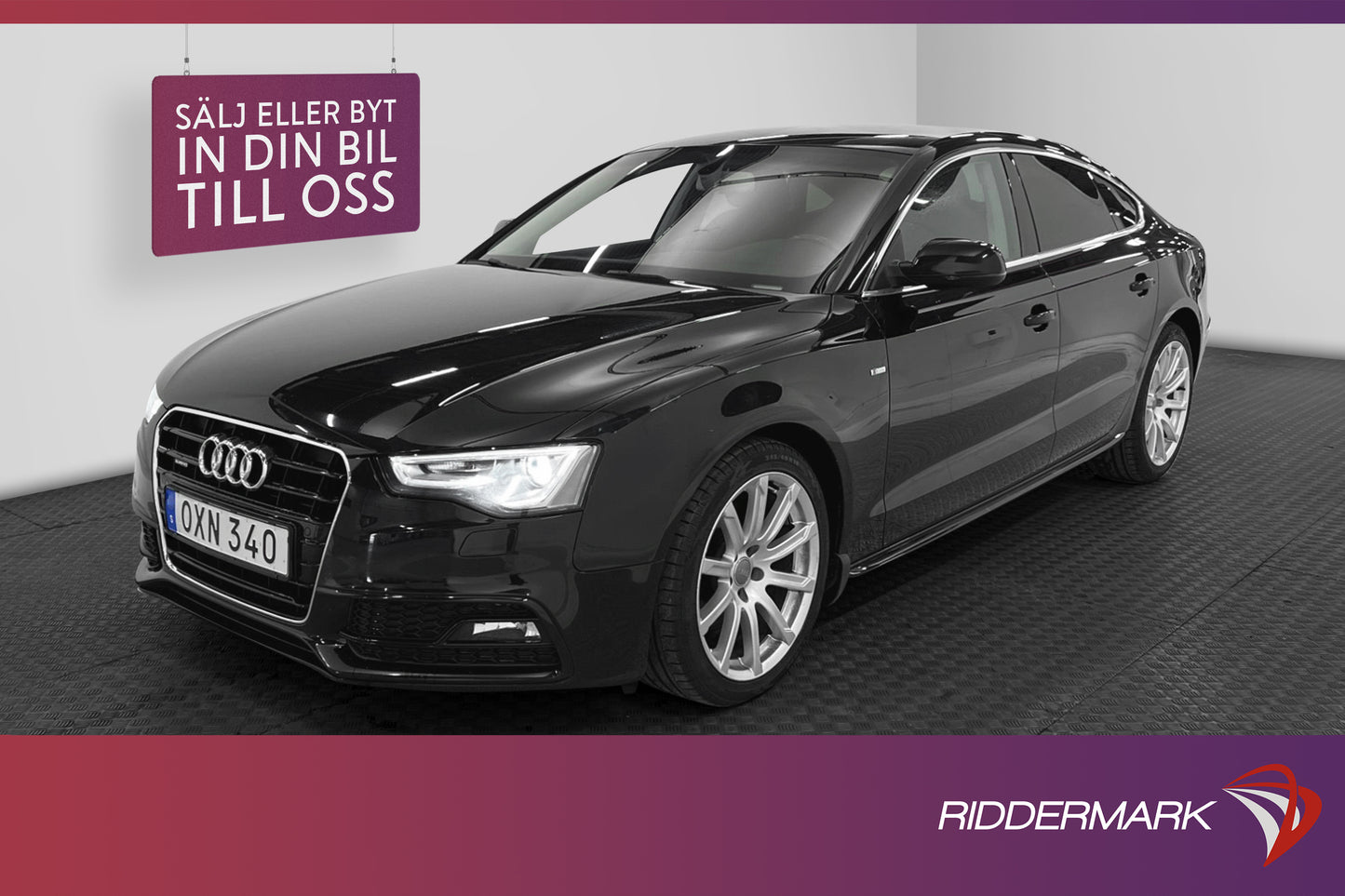 Audi A5 Sportback 2.0 TDI Q 190 hk S-Line Värmare HEMLEV