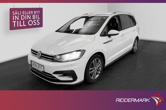 Volkswagen Touran 1.4 TSI R-Line 7-sits Kamera Carplay Drag