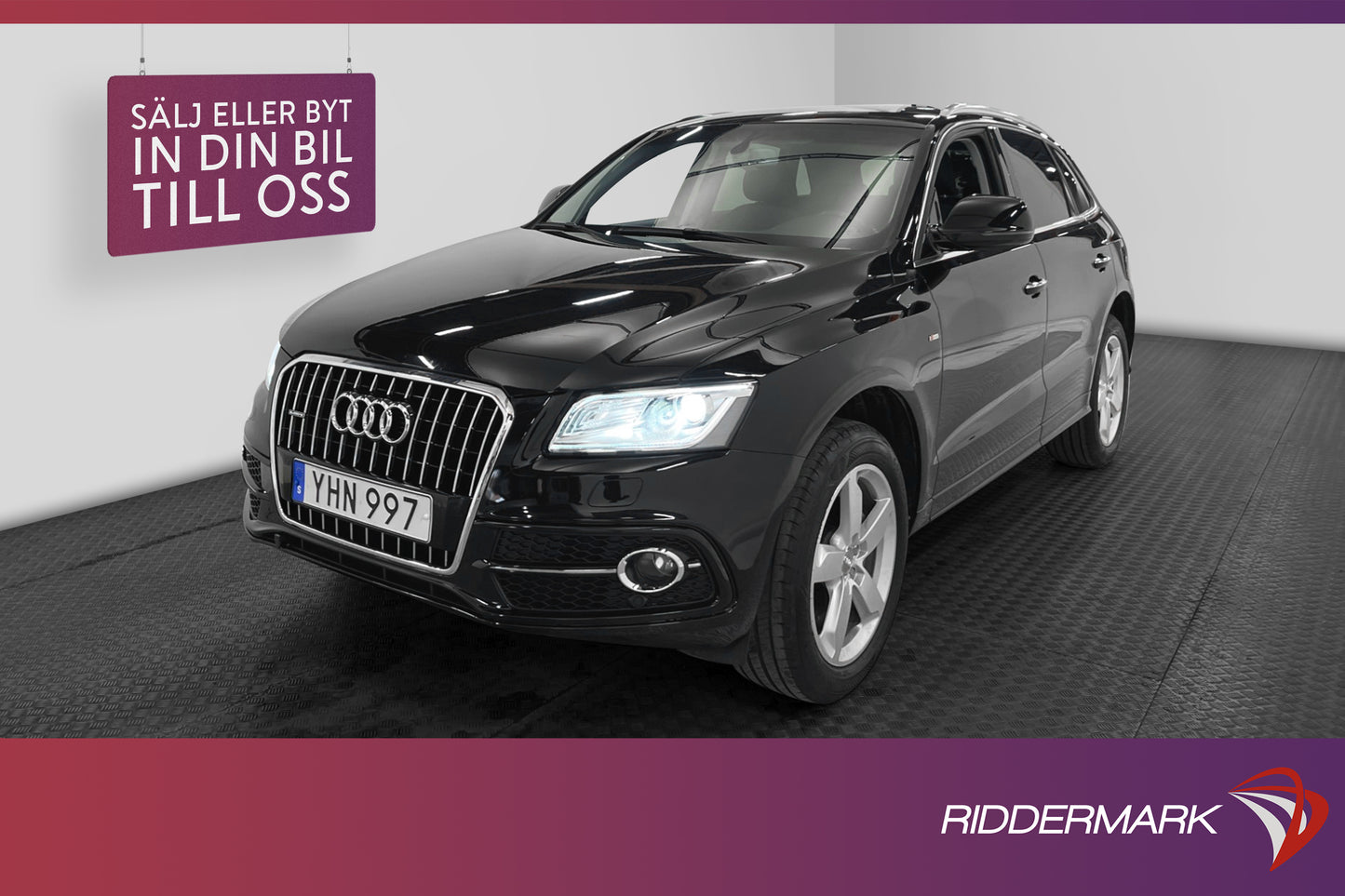 Audi Q5 2.0 TDI Quattro 190hk S-Line D-Värm Drag Nyservad