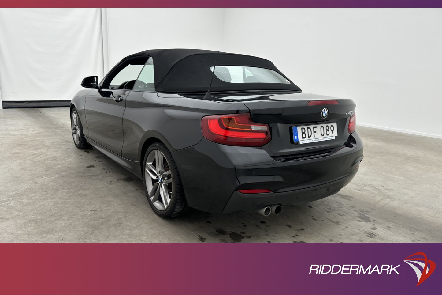 BMW 220 i Convertible 184hk M Sport H/K Skinn Kamera Navi