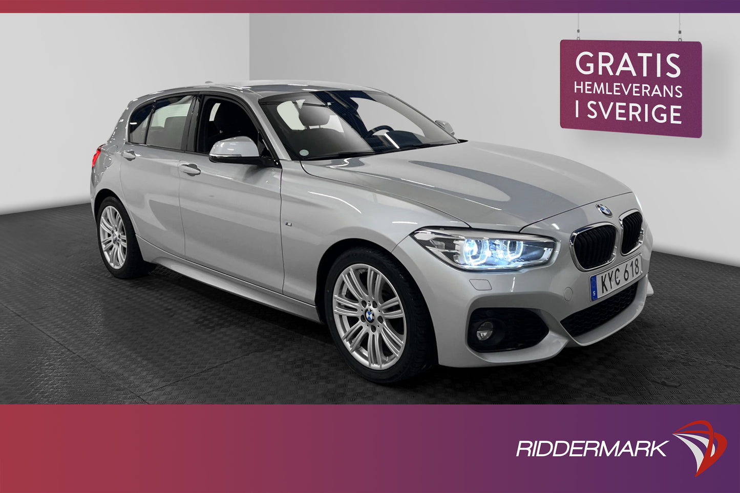 BMW 118i M-Sport Shadowline Sensorer Alcantara 0.51L/mil