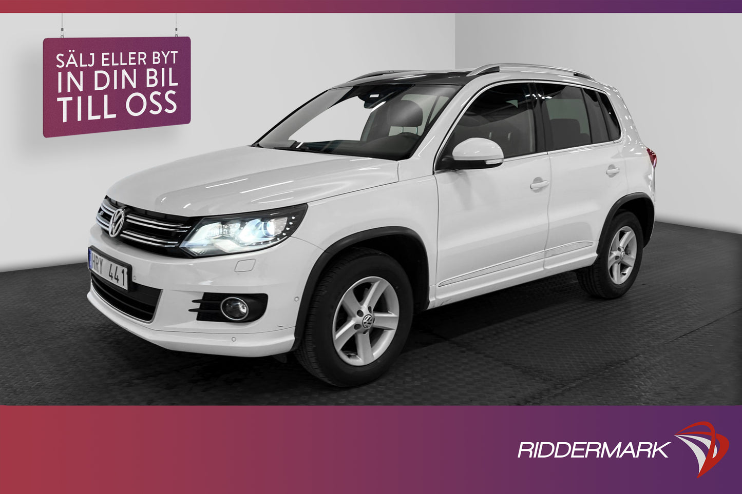 Volkswagen Tiguan 2.0 TDI 177hk 4M R-line Pano D-värm Skinn