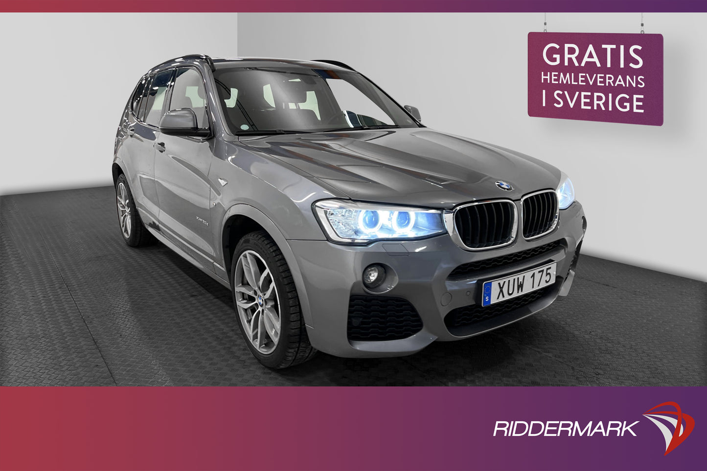 BMW X3 xDrive20d 190hk M-Sport Pano Drag Skinn Navi MOMS