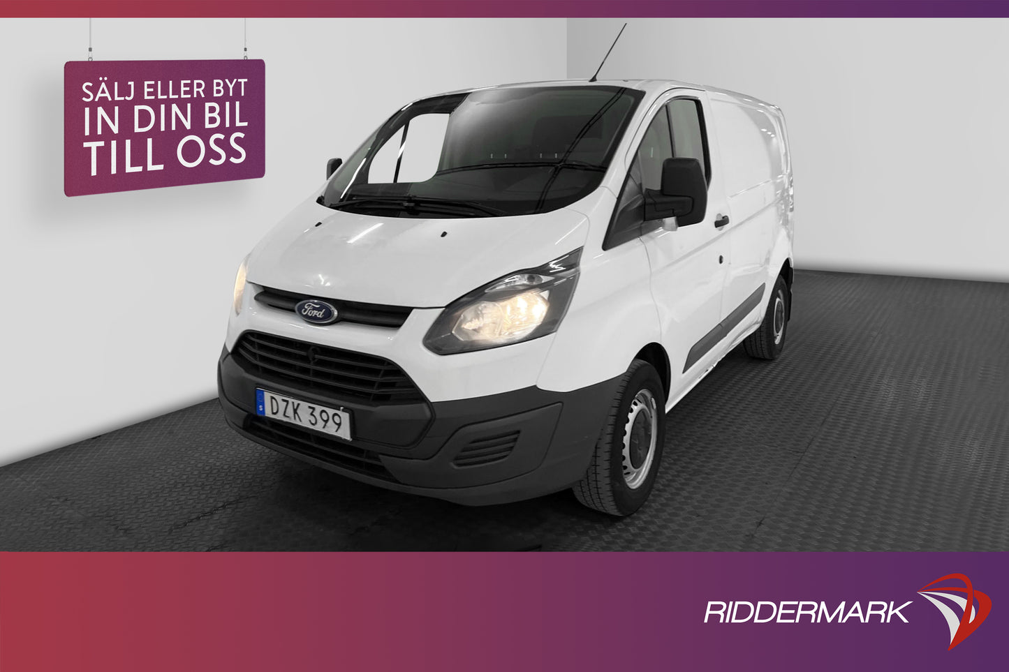 Ford Transit Custom 2.2 Värmare Dragkrok Nyservad 1-Ägare