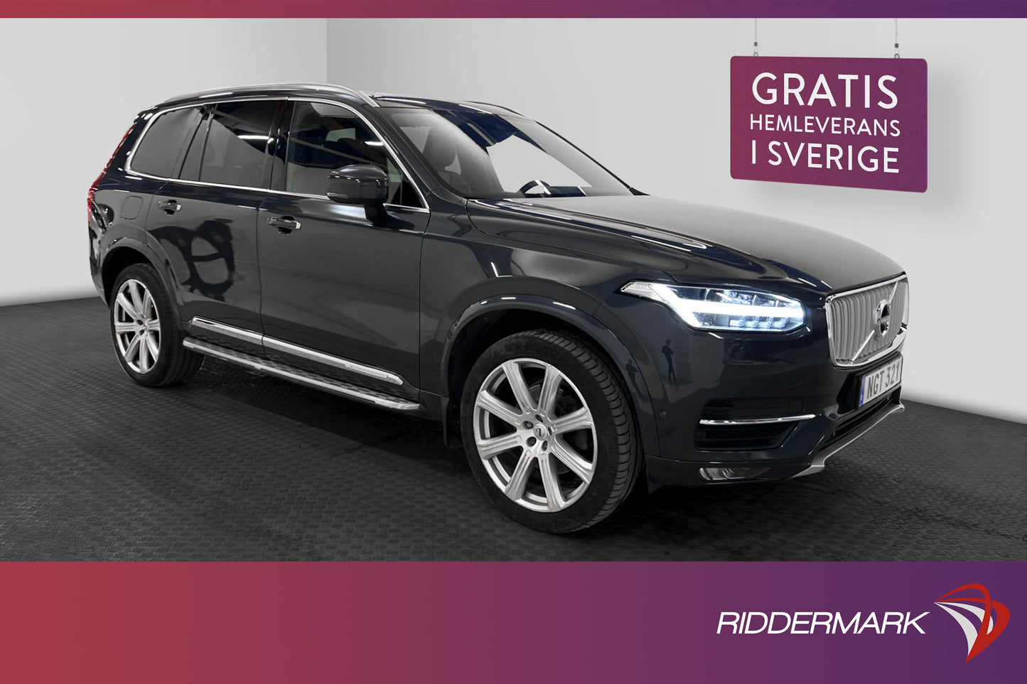 Volvo XC90 D5 235hk AWD Inscription D-Värm Pano B&W 360º HUD