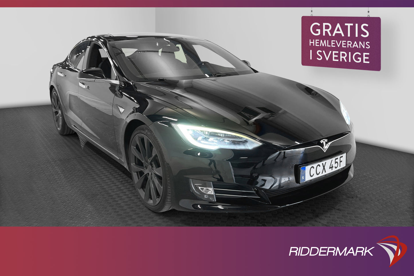 Tesla Model S Long Range AWD Kamera Panorama Skinn MOMS