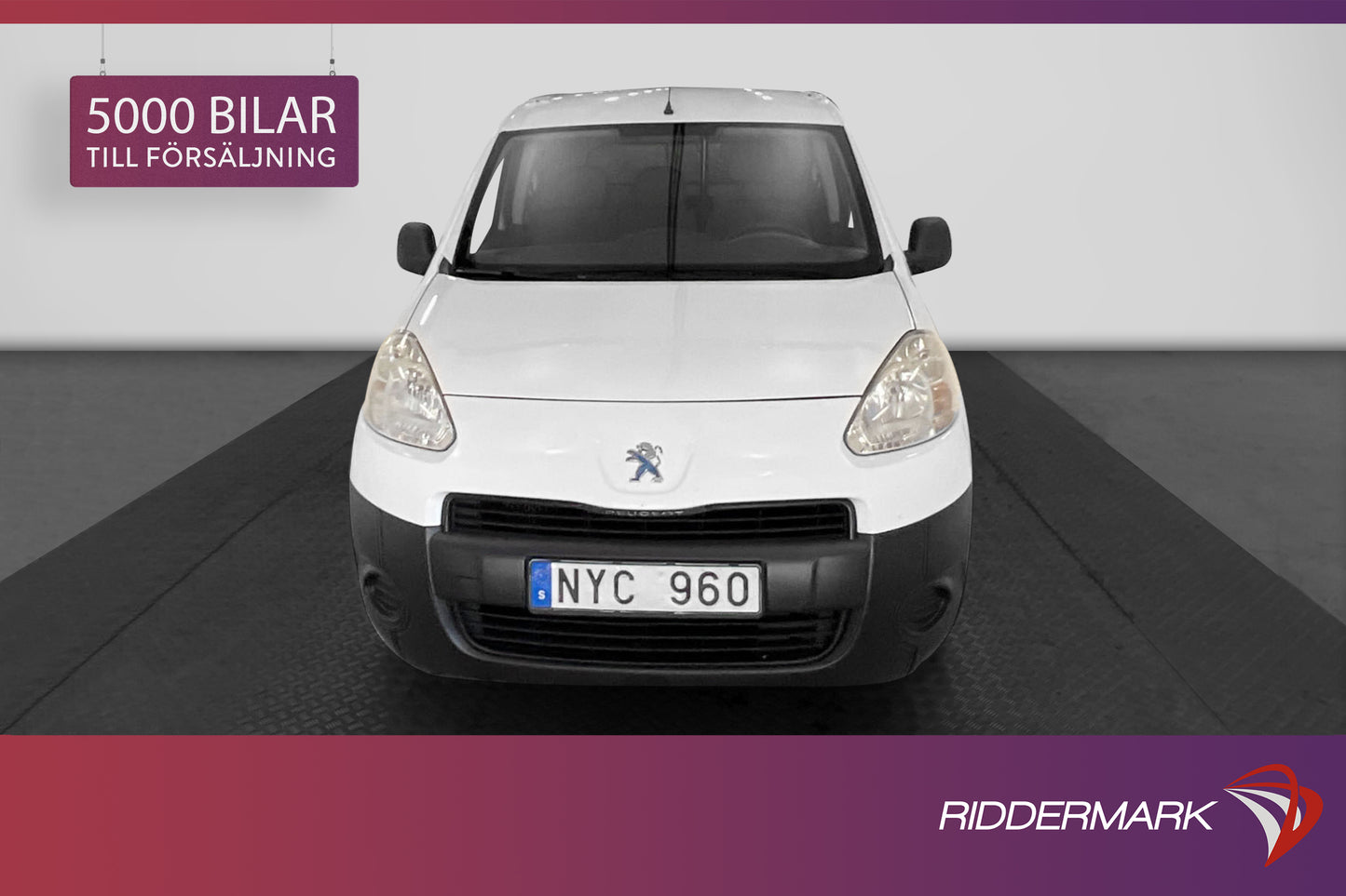 Peugeot Partner 1.6HDi Automat 92hk PDC 3-Sits 0.45L/Mil