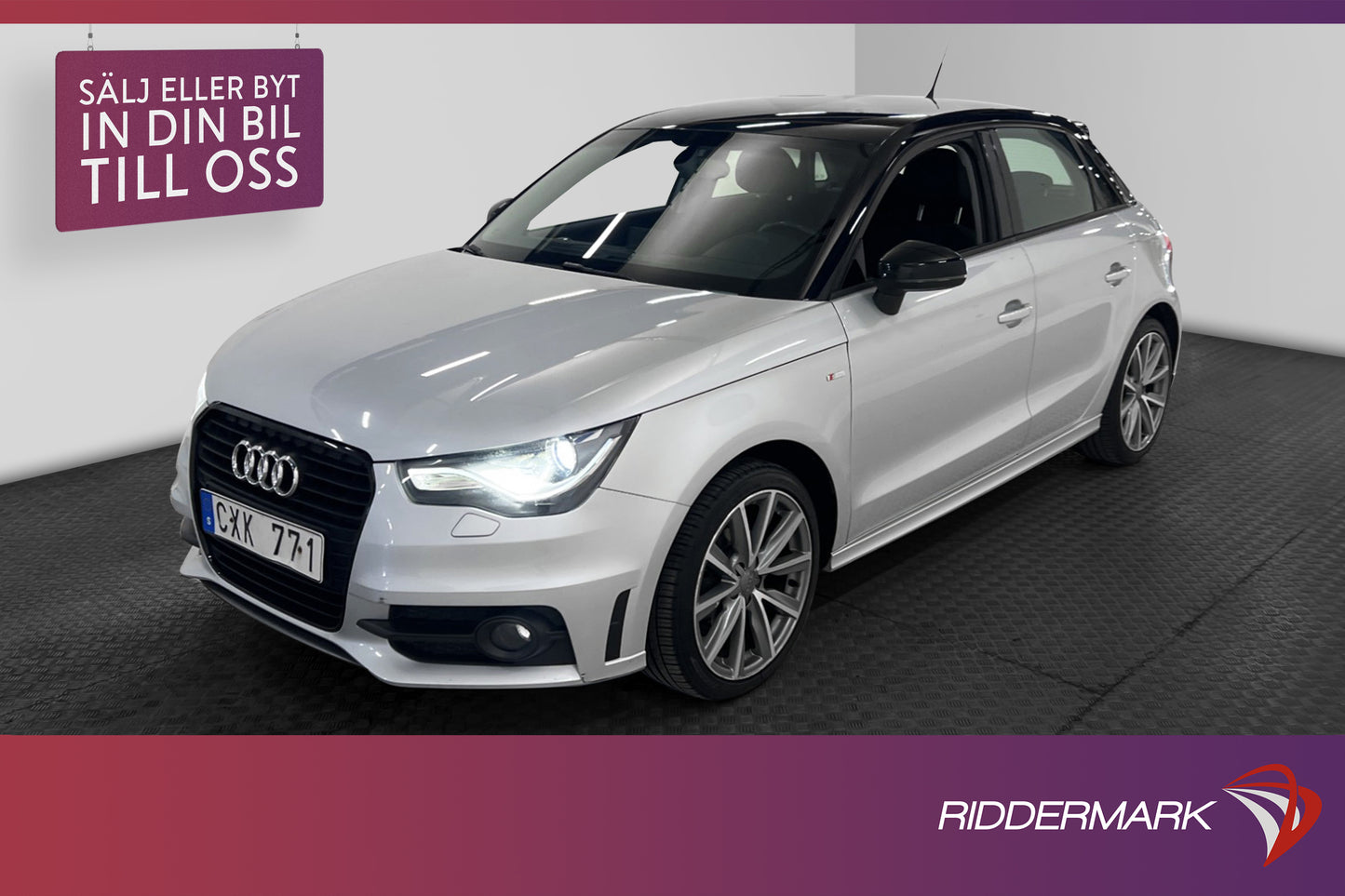 Audi A1 Sportback 1.2 TFSI 86hk S-Line Nybesiktad Nyservad