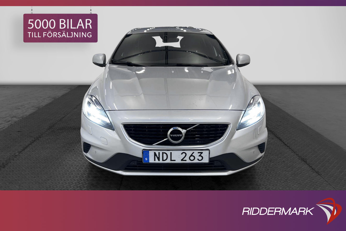 Volvo V40 T3 152hk R-Design D-Värm VOC 2 Brukare Välservad