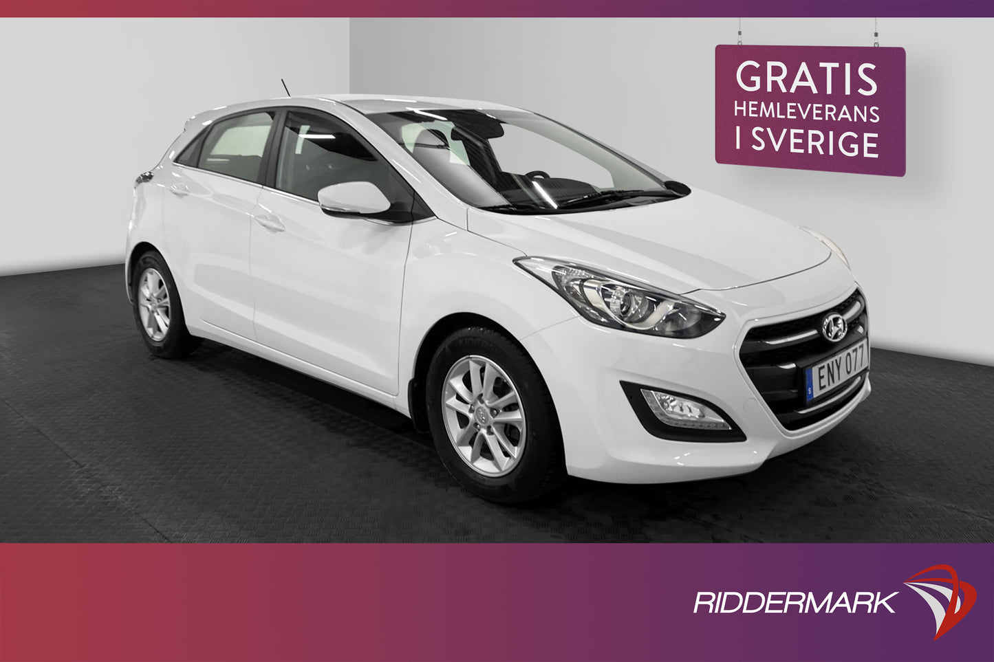 Hyundai i30 CRDi 110hk Sensorer Rattvärm Välservad 0,36l/mil