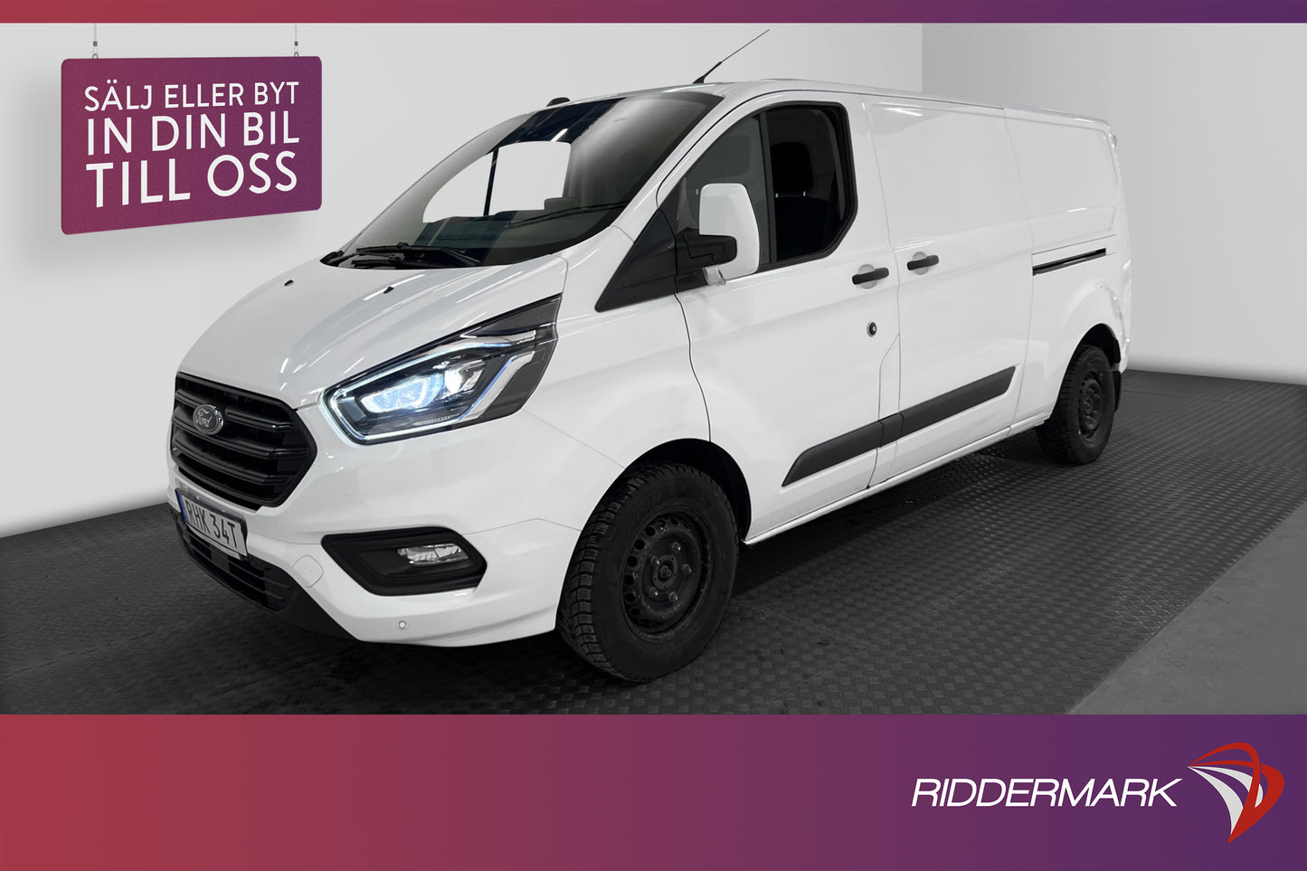 Ford Transit Custom L2 Värmare Dragkrok 2xDörrar Sync-3 Moms