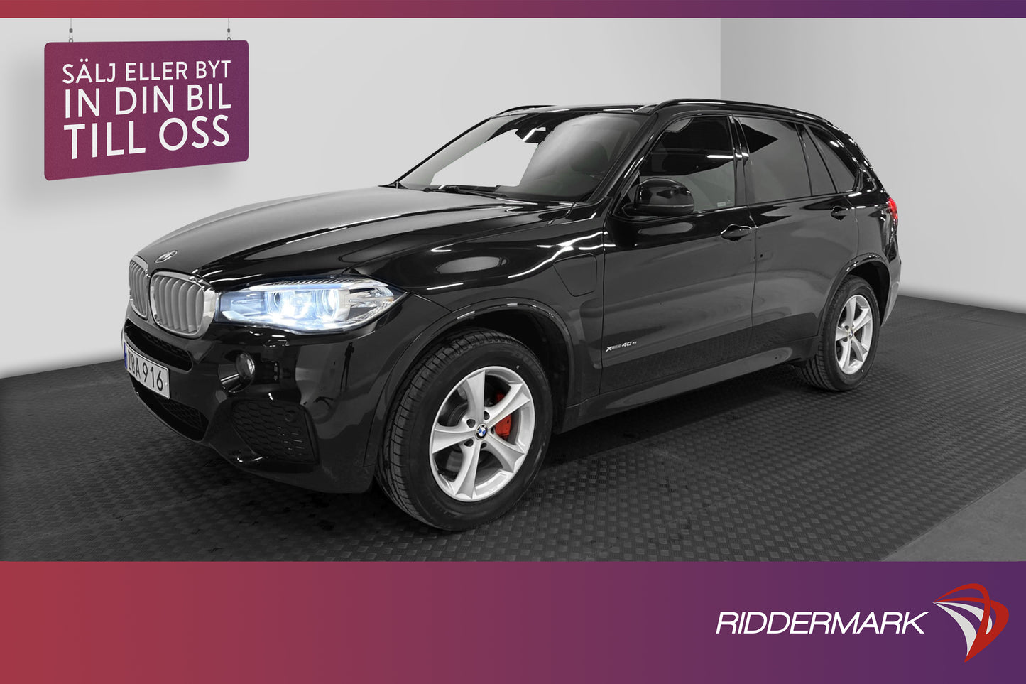 BMW X5 xDrive40e 313hk M Sport Skinn Rattvärme Navi