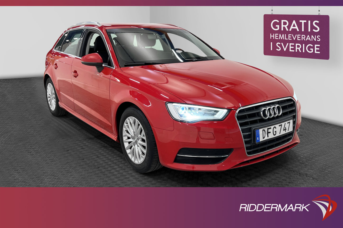 Audi A3 Sportback 1.6 TDI 110hk Bluetooth Nyservad 0.34l/mil