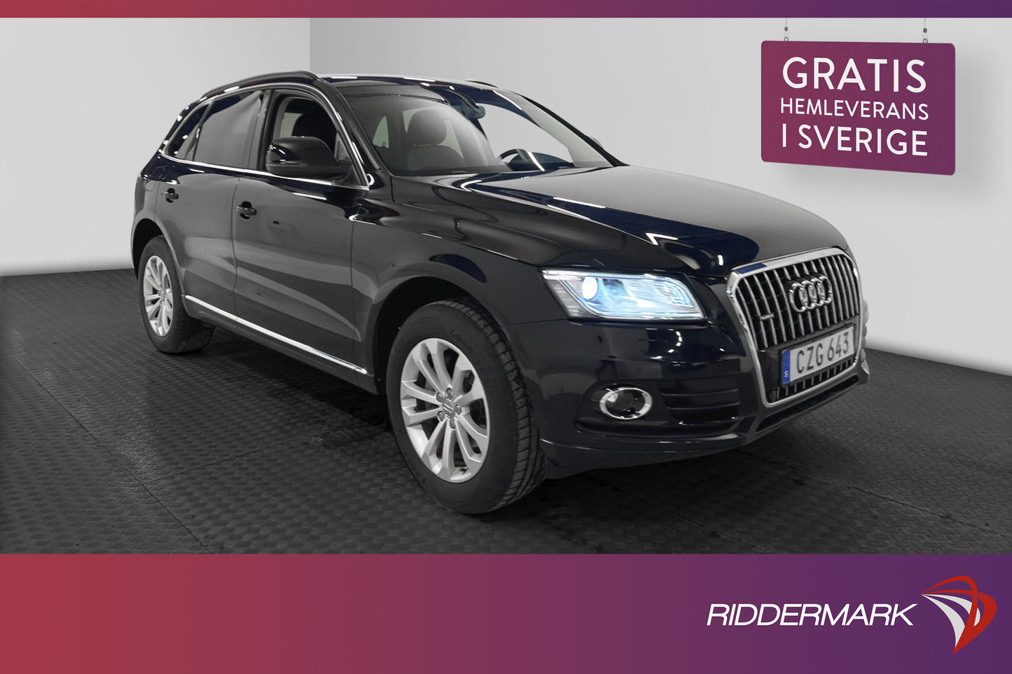 Audi Q5 2.0 TDI Quattro 177hk Design D-Värm Drag El-baklucka