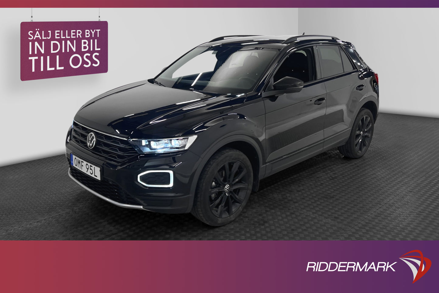 Volkswagen T-Roc 1.5 TSI 150hk BLACK Cockpit Värmare Drag